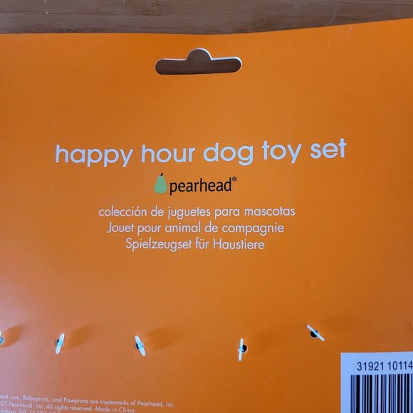 Pearhead Happy Hour Dog Puppy Toy Set - Picture 2 of 2
